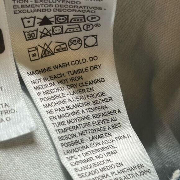 Levis 94 Baggy Distressed Jeans Blue Denim Size 31 Skater Wide Leg Pants - Picture 11 of 12